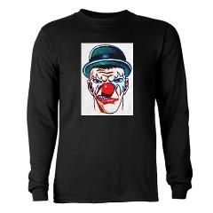 Mad Angry Clown Tattoo Long Sleeve T Shirt by TattooArtShirts