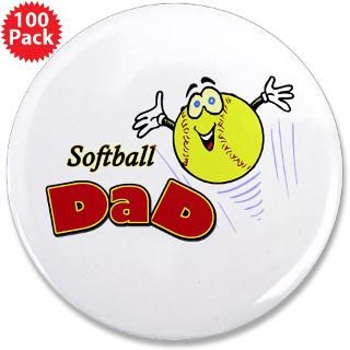 softball dad 3 5 button 100 pack $ 159 99