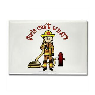 Female Firefighter Magnet  Buy Female Firefighter Fridge Magnets