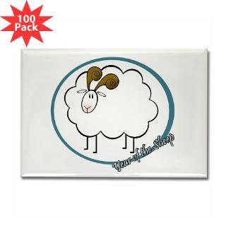 Year of the Sheep Rectangle Magnet (100 pack)