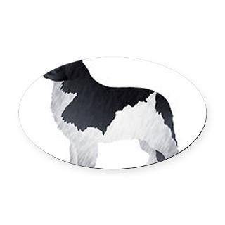 Newfoundland dog Oval Car Magnet