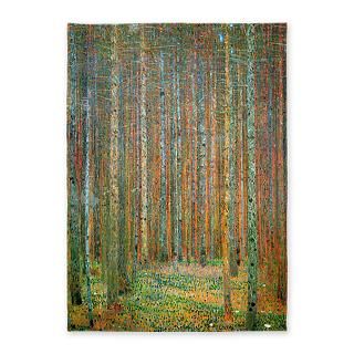 Gustav Klimt Pine Forest 5x7Area Rug for $172.00
