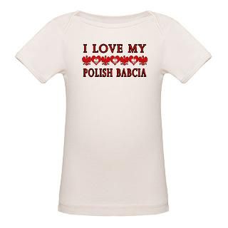 This design features a Polish Organic Baby T Shirt