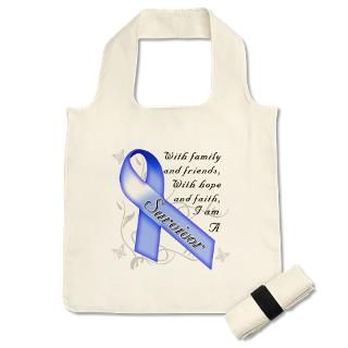 Awareness Gifts  Awareness Bags  Colon Cancer Survivor Reusable
