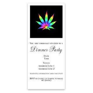 Rainbow Pot Leaf Invitations by Admin_CP10395009