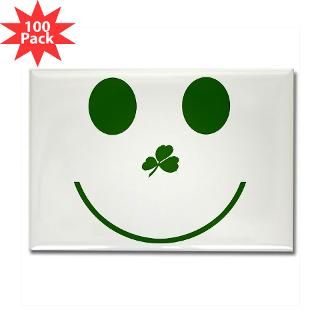 irish smiley face rectangle magnet 100 pack $ 188 99
