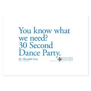 30 Second Gifts > 30 Second Flat Cards > 30 Second Dance Party Quote 3