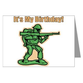 Greeting Cards  Green Army Men Birthday Party Invitations (Pkg of