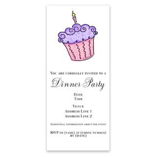 Pink and Purple Cupcake Invitations by Admin_CP2574929