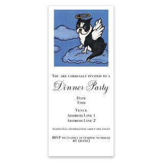 Boston Terrier Angel Invitations by Admin_CP560800