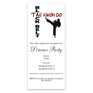 Tae Kwon Do Black Belt 2 Invitations by Admin_CP2663969