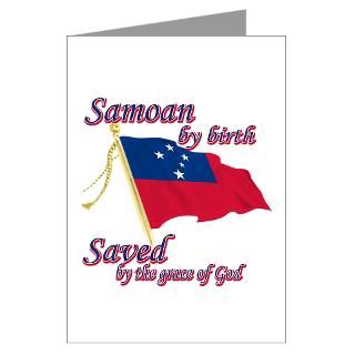 Samoan by birth Greeting Cards (Pk of 10) for