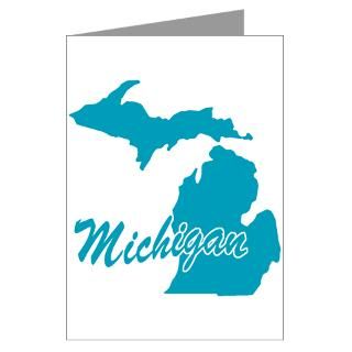 State Michigan Greeting Cards (Pk of 10) for