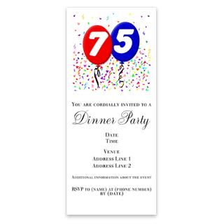 75Th Birthday Invitations  75Th Birthday Invitation Templates