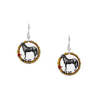 Cowboy Gifts  Cowboy Jewelry  Earring Circle Charm