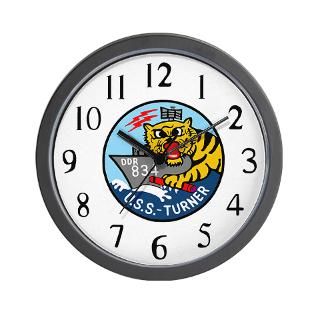 USS Turner (DDR 834) Wall Clock for