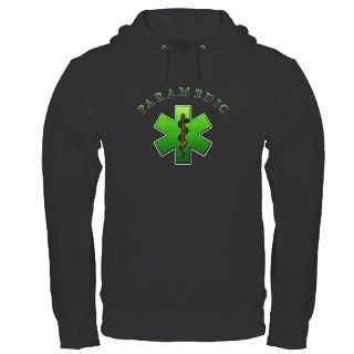911 Gifts  911 Sweatshirts & Hoodies  Paramedic(Green) Hoodie (dark)