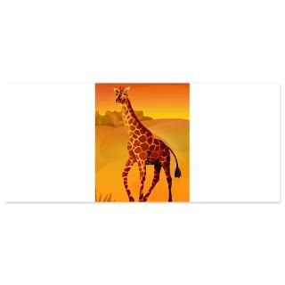 giraffe 4 x 9.25 Flat Cards