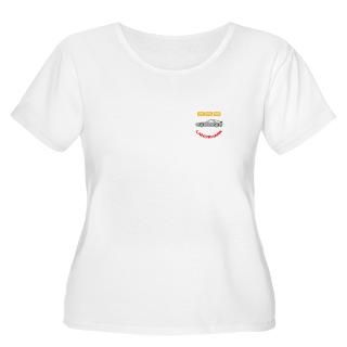 928 Landshark Womens Plus Size Scoop Neck T Shirt for