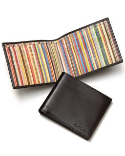 Paul Smith Multistripe Bi fold Wallet
