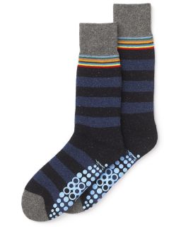 Paul Smith Stripe Grip Bottom House Socks
