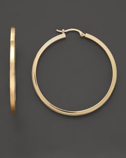 14K Gold Extra Large Hoop Earrings