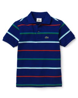 Boys Short Sleeve Stripe Pique Polo   Sizes 2 16
