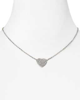 Michael Kors Pavé Heart Necklace, 16