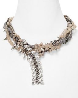 by Fallon Multi Chain Spiked Crystal Necklace, 18