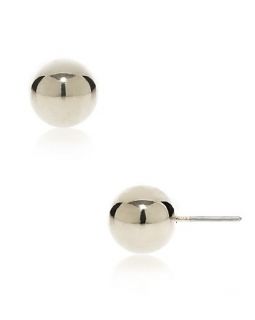 Lauren Ralph Lauren 10mm Silver Ball Stud Earrings