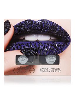 ciate caviar manicure set black pearls price $ 25 00 color black
