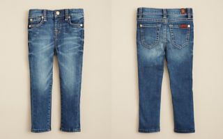 Girls The Skinny Jeans with Pink Stitching   Sizes 12 24 Months_2