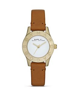 MARC BY MARC JACOBS Mini Brown Leather Strap Watch, 26mm
