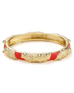 sequin enamel hinge bangle price $ 32 00 color coral gold quantity 1 2
