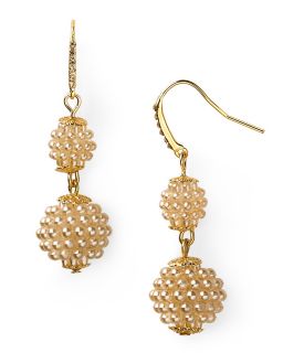 carolee double drop earrings price $ 38 00 color gold quantity 1 2 3 4