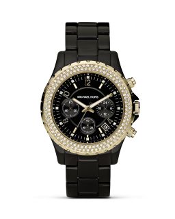 Michael Kors Oversized Black Chronograph Watch, 42 mm