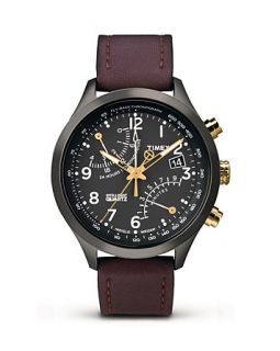 Timex IQ Fly Back Chronograph Watch, 43mm