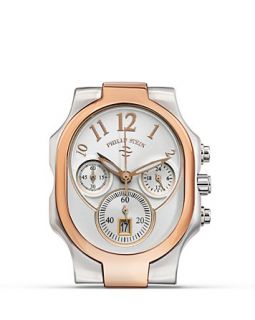 Philip Stein Classic Two Tone Chronograph Watch Head, 43mm