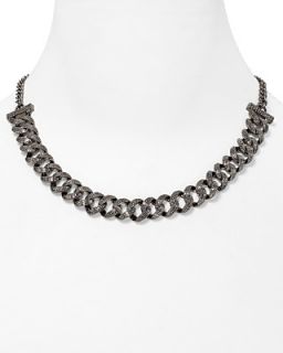 MARC BY MARC JACOBS Hematite Chainlink Necklace, 20
