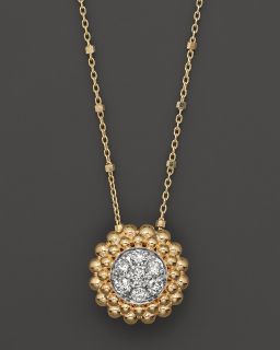 Pendant Necklace in 14K Yellow Gold, .50 ct. t.w.