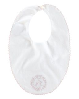 Ralph Lauren Childrenswear Infant Girls Embroidered Bib