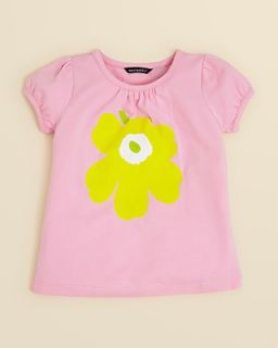 Marimekko Toddler Girls Floral Puff Sleeve Tee   Sizes 2 4