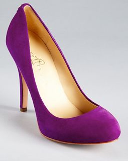 ivanka trump pumps purple price $ 125 00 color dark purple suede size