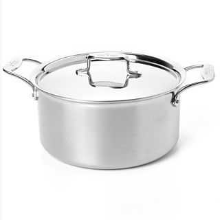 All Clad Brushed d5 8 Quart Stockpot With Lid