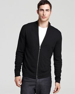 theory leiman full zip sweater price $ 235 00 color charcoal melange