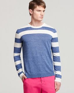 vince sleeve stripe tee price $ 175 00 color chambray size select size
