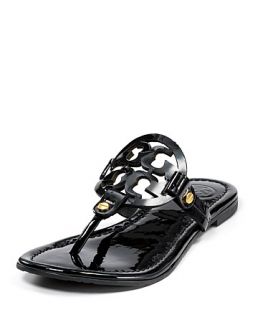 tory burch sandals miller thong price $ 195 00 color black patent size
