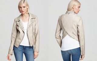 Sam Edelman Faux Leather Adele Collar Jacket _2