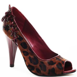 Peep Toe Leopard Print Shoes   Peep Toe Leopard Print