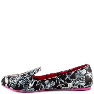Iron Fists Multi Color Dont Cross Me Loafer Flat   Blk for 39.99